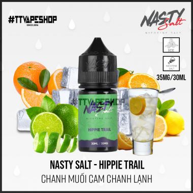 Nasty Salt - 35mg/30ml - Hippie trail - Chanh đào