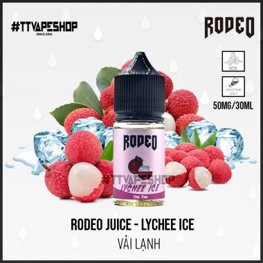 Rodeo Juice Saltnic 35mg/30ml - Lychee Ice - Vải Lạnh