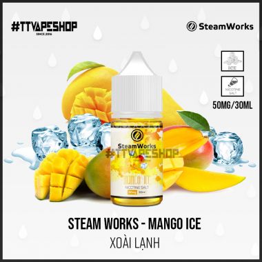 Steam Works Saltnic 30mg/30ml - Mango Ice - Xoài Lạnh