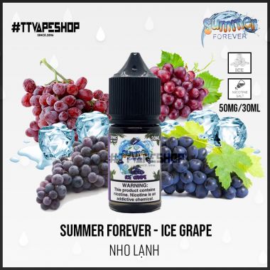 Summer Forever 30mg/30ml – Ice Grape – Nho Lạnh