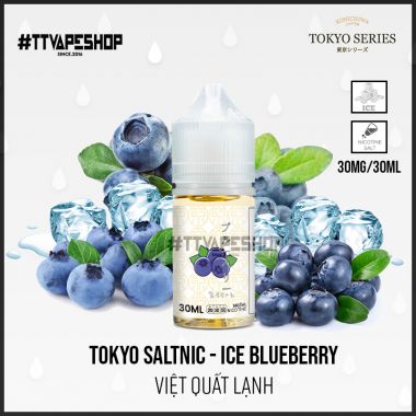 Tokyo Saltnic 30mg/30ml - Ice Blueberry - Việt Quất Lạnh