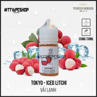 Tokyo Saltnic 35mg/30ml - Iced Litchi - Vải Lạnh
