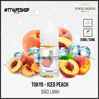 Tokyo Saltnic 35mg/30ml - Iced Peach - Đào Lạnh