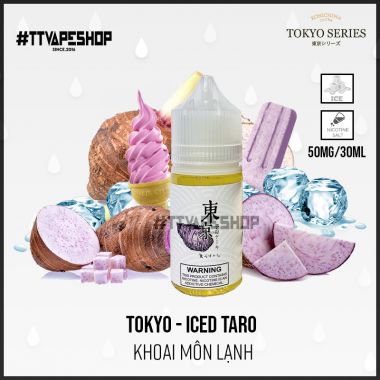 Tokyo Saltnic 35mg/30ml - Iced Taro - Khoai Môn