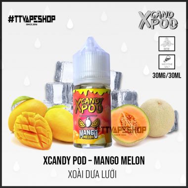 Xcandy Pod 30mg/30ml - Mango Melon- Xoài Dưa Gang Lạnh