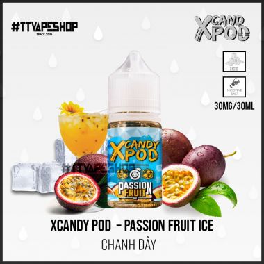 Xcandy Pod 30mg/30ml - Passion Fruit - Chanh Dây