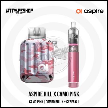 ASPIRE Riil X Pink Camo Limited  ( Phiên Bản Màu Hồng Tặng Kèm Cyber G )
