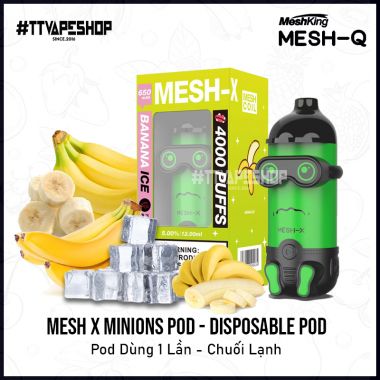 Mesh X Minions 4000 Puffs ( Disposable Pod )