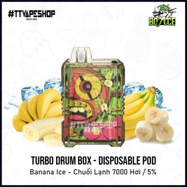 Turbo Drum Box 7000 Puff ( Disposable Pod )