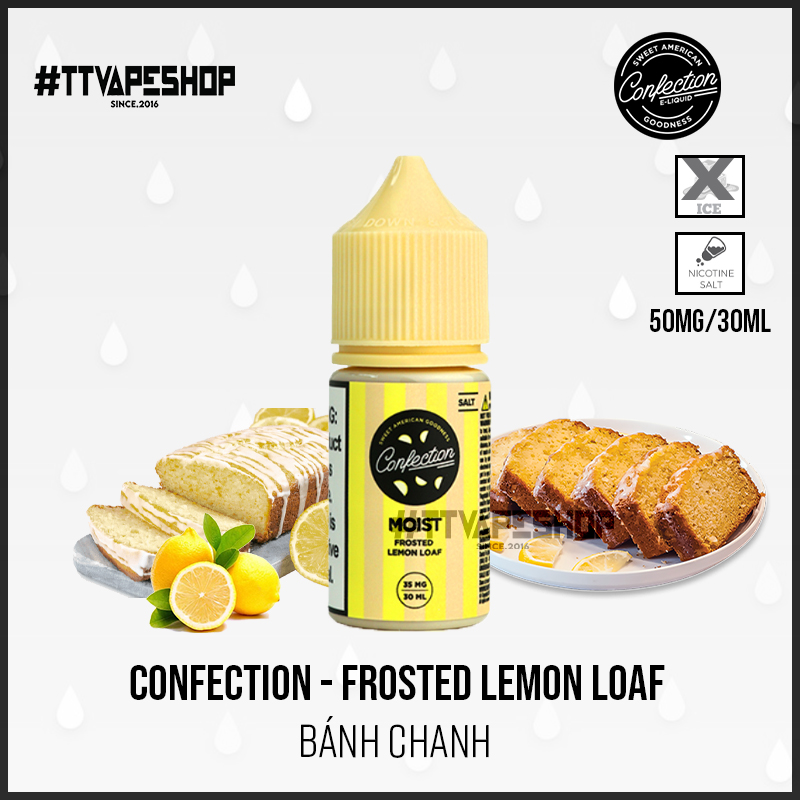 Confection 50mg/30ml - Frosted Lemon loaf - Bánh Chanh