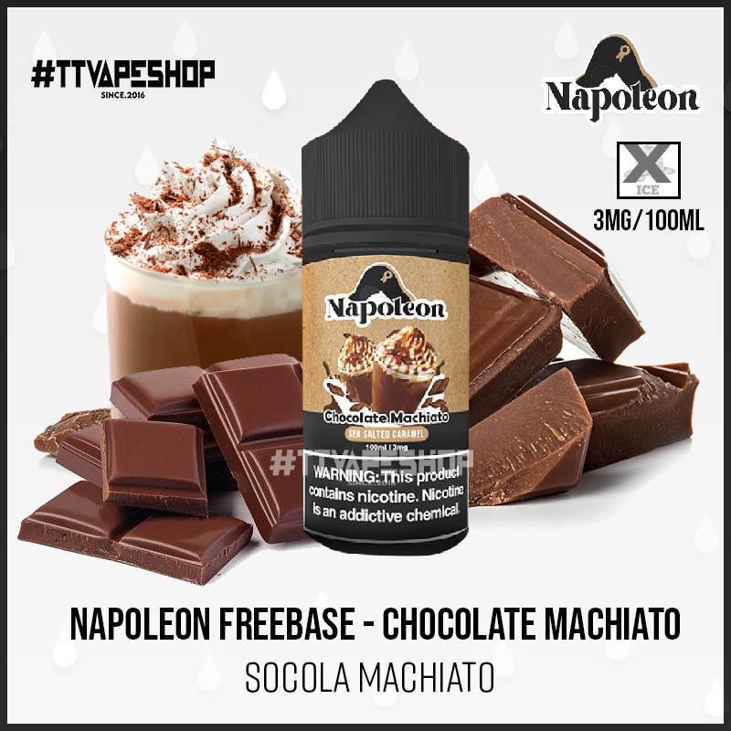 Napoleon 3-6mg/100ml Chocolate Machiato - Socola Machiato