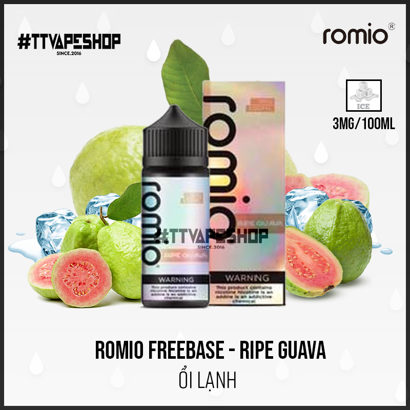 Romio 3mg/100ml - Ripe Guava - Ổi Lạnh