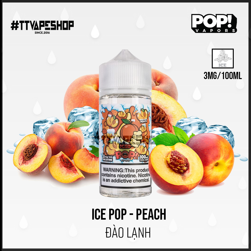 Ice Pop 3mg/100ml - Peach - Đào