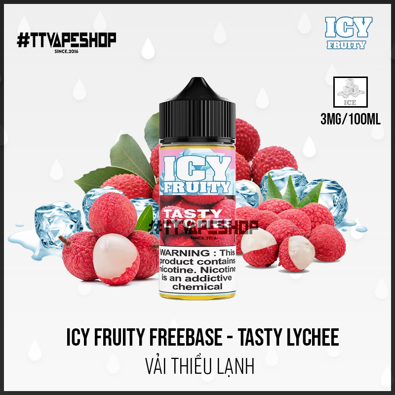 Icy Fruity 3mg/100ml - Tasty Lychee