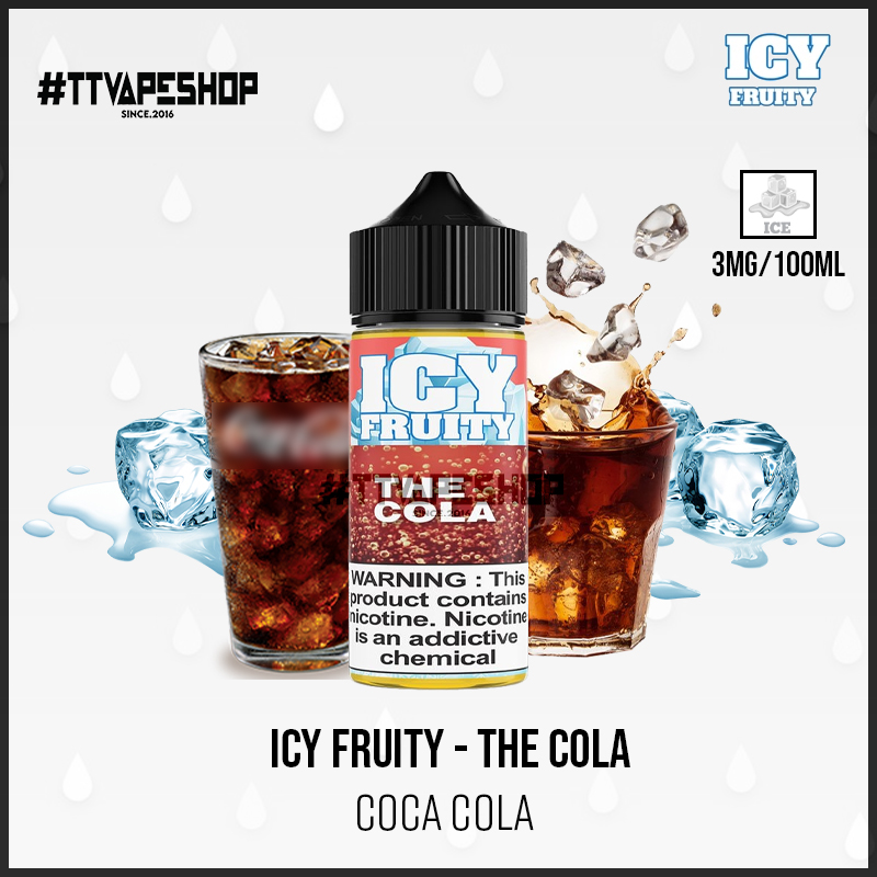 Icy Fruity Freebase 3mg/100ml - The Cola - Coca Cola