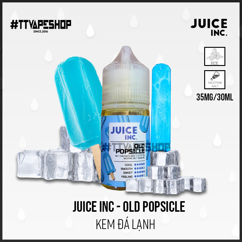 Juice Inc 35mg/30ml - Old Popsicle - Kem Đá Lạnh
