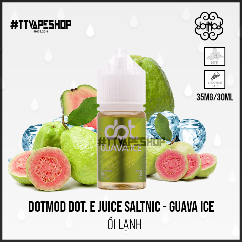 Dotmod Dot. E Juice Saltnic 35mg/30ml - Guava Ice - Ổi Lạnh