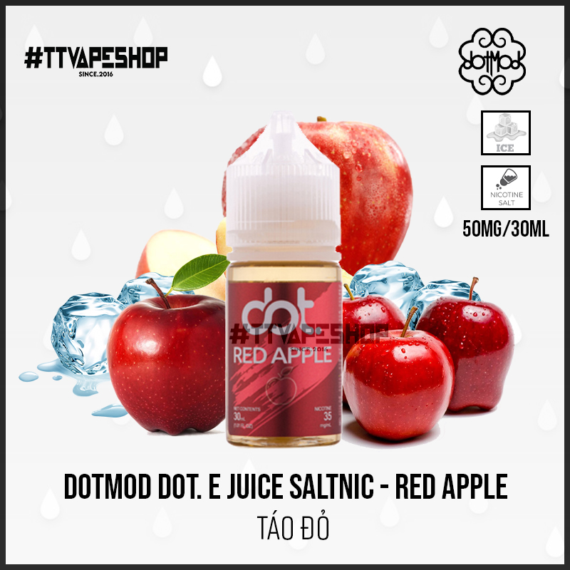 Dotmod Dot. E Juice Saltnic 35mg/30ml - Red Apple - Táo Đỏ