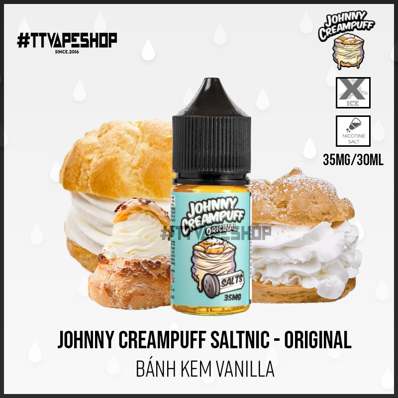 Johnny Creampuff 35-50mg/30ml - Original - Bánh kem Vanilla