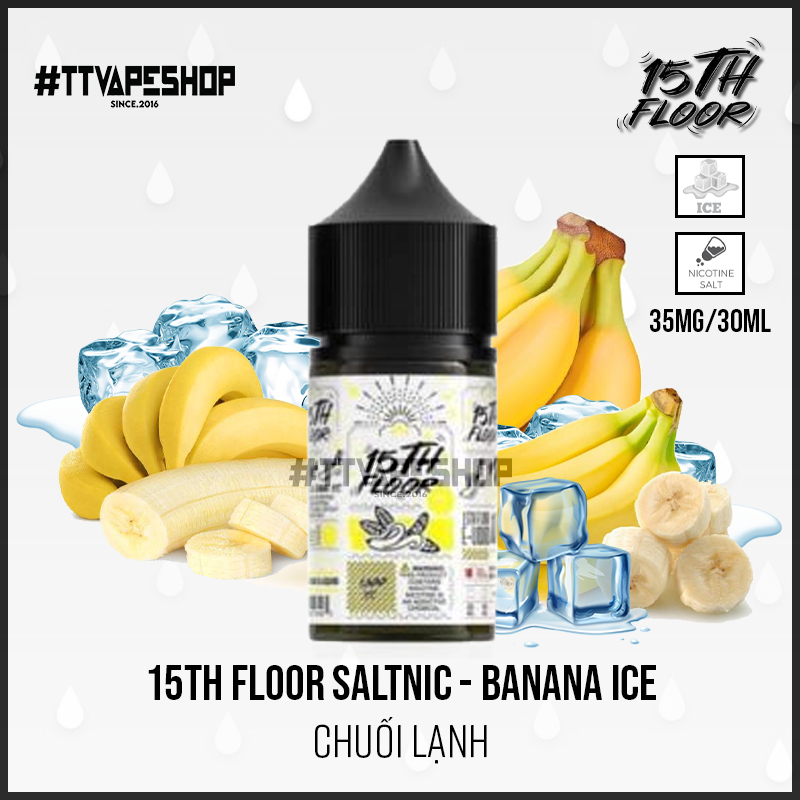 15th Floor 30mg/30ml - Banana Ice - Chuối