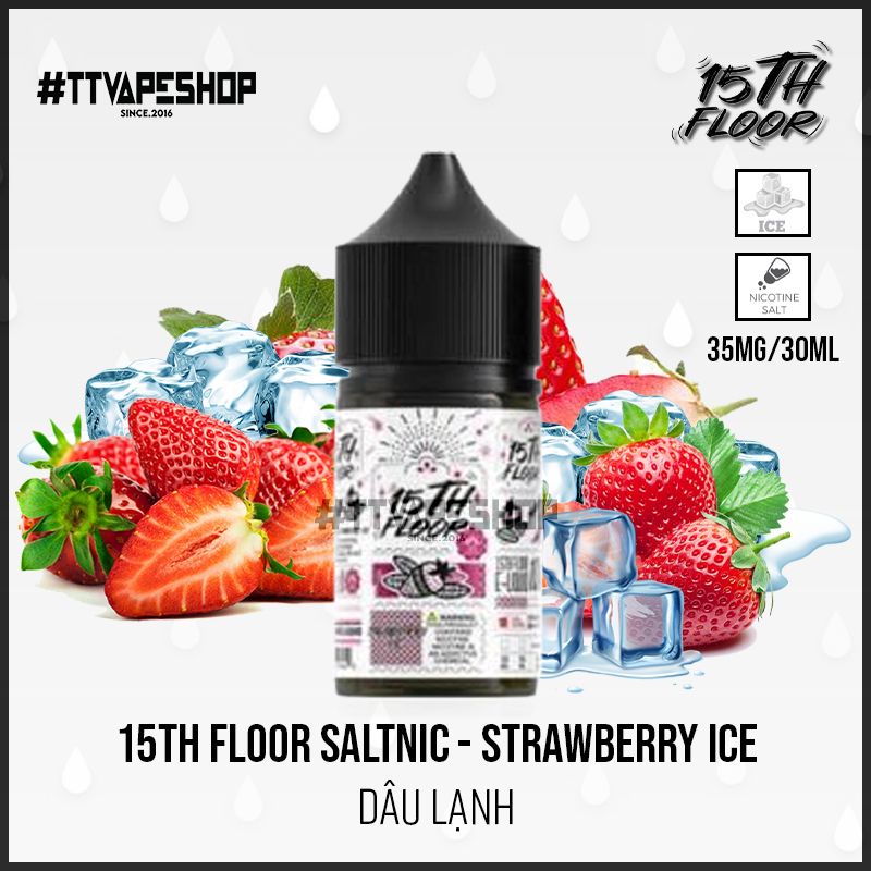 15th Floor 30mg/30ml - Strawberry Ice - Dâu