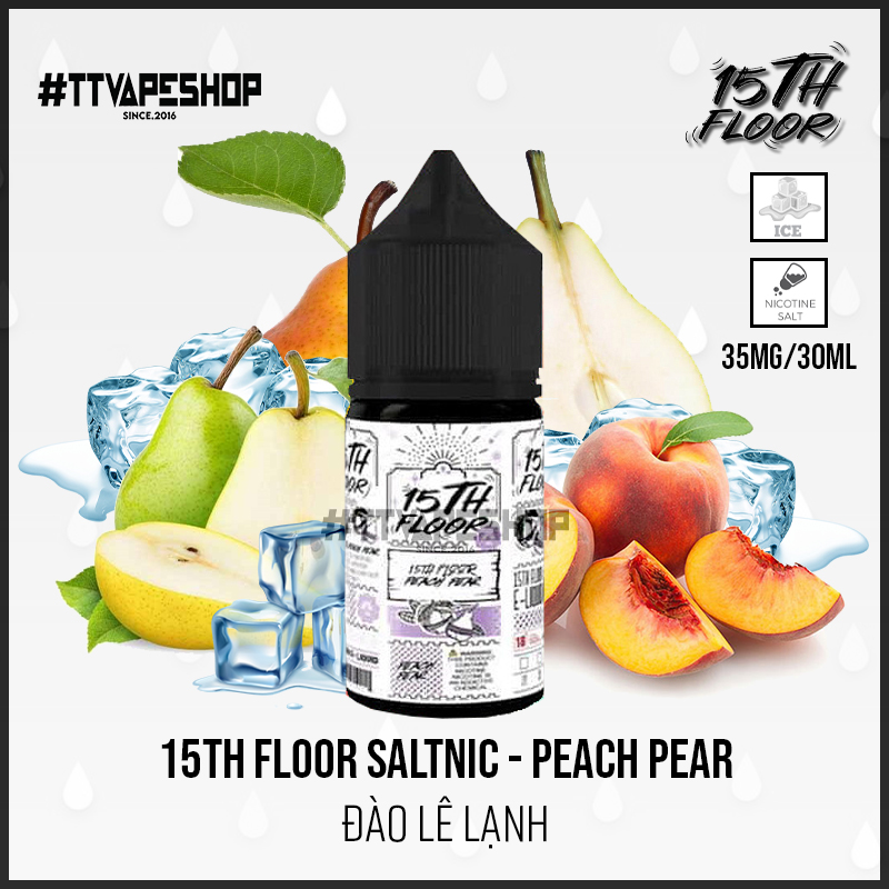15th Floor 30mg/30ml - Peach Pear - Đào Lê
