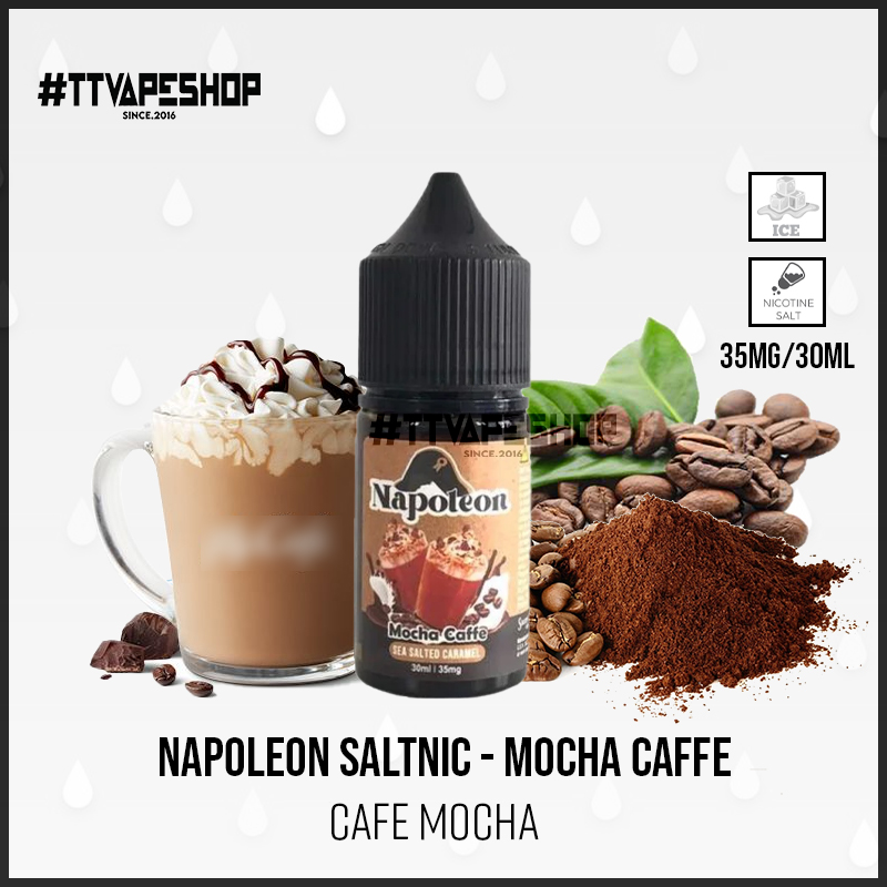 Napoleon Saltnic Mocha Caffe - Cafe Mocha 35-50mg/30ml