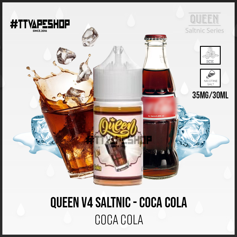 Queen v4 Saltnic Coca Cola - Coca Cola 35-50mg/30ml