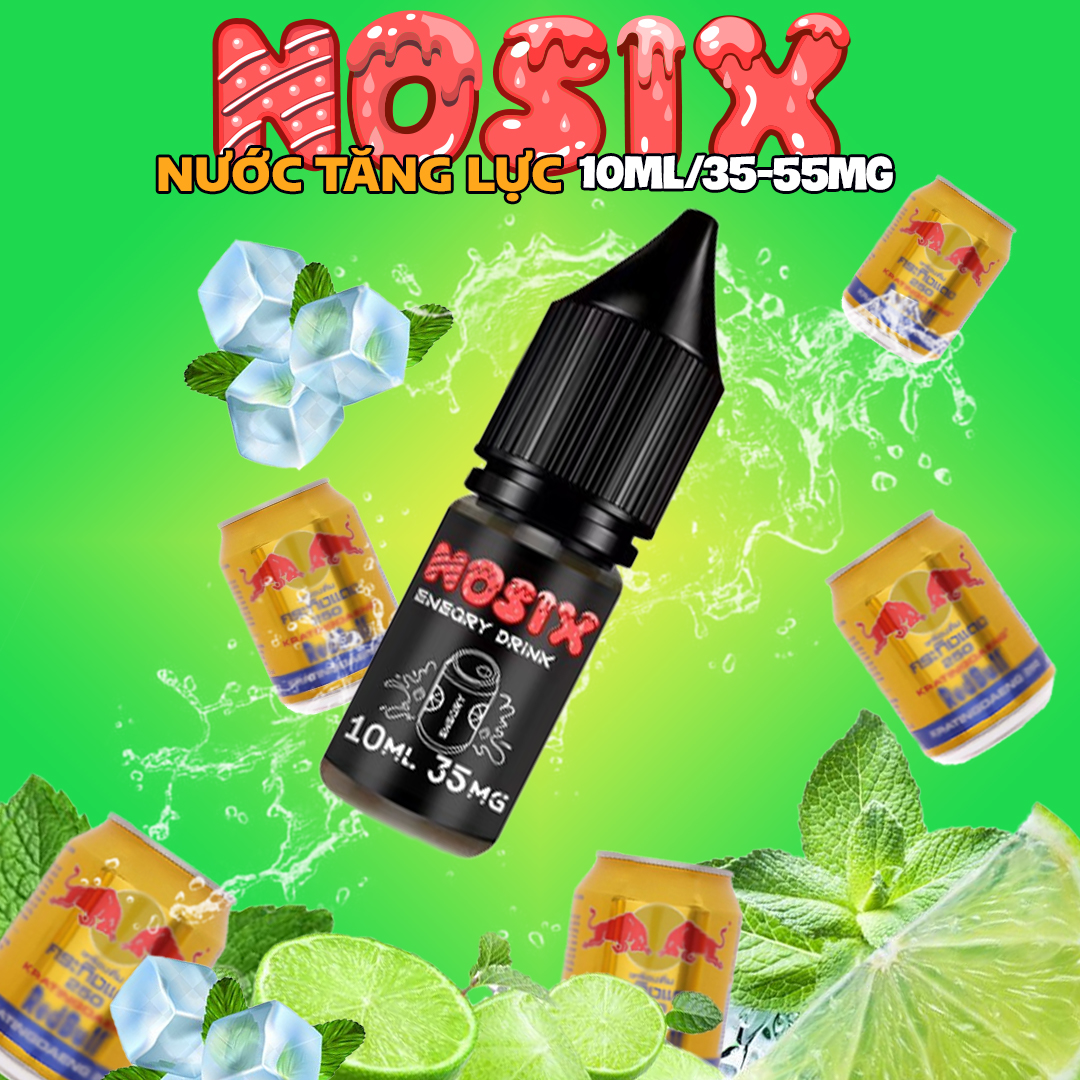Nosix Saltnic Energy Drink ( 35-55mg/10ml ) Nước Tăng Lực