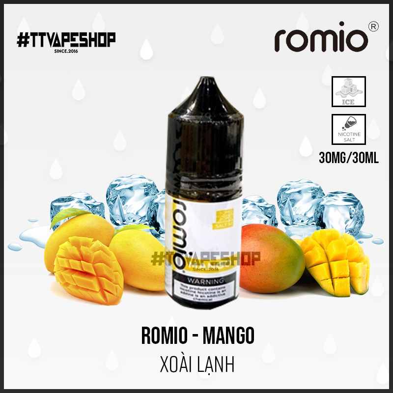 Romio Saltnic 30mg/30ml - Mango - Xoài Lạnh