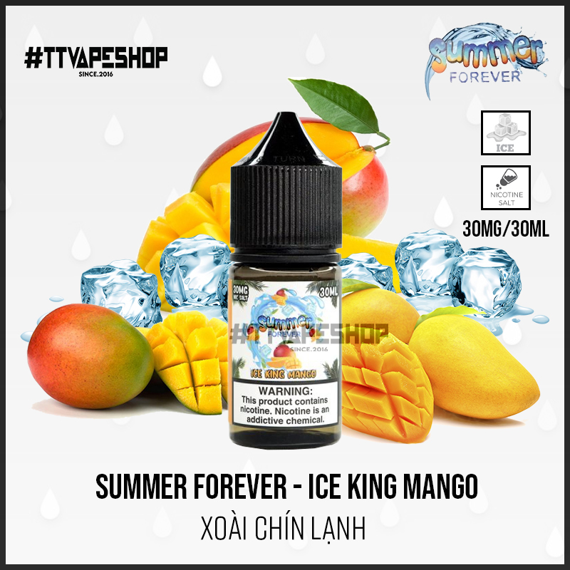 Summer Forever 30mg/30ml – Ice King Mango – Xoài Chín Lạnh