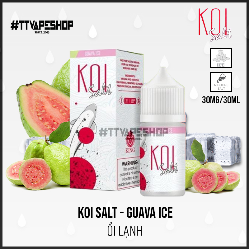 Koi Salt 30mg/30ml - Guava Ice - Ổi Lạnh