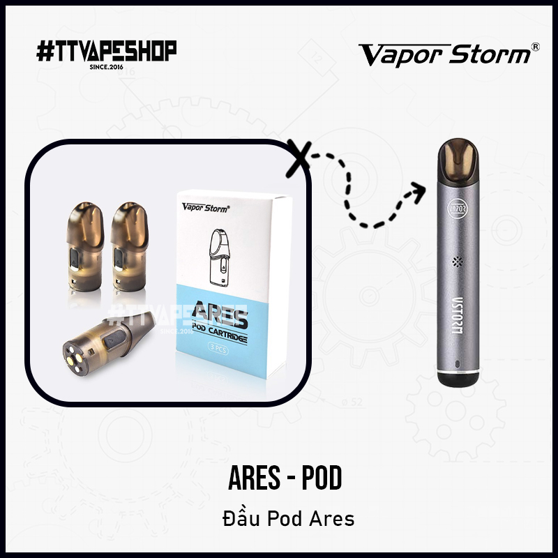 Đầu Pod cho Ares Pod kit Vape Storm