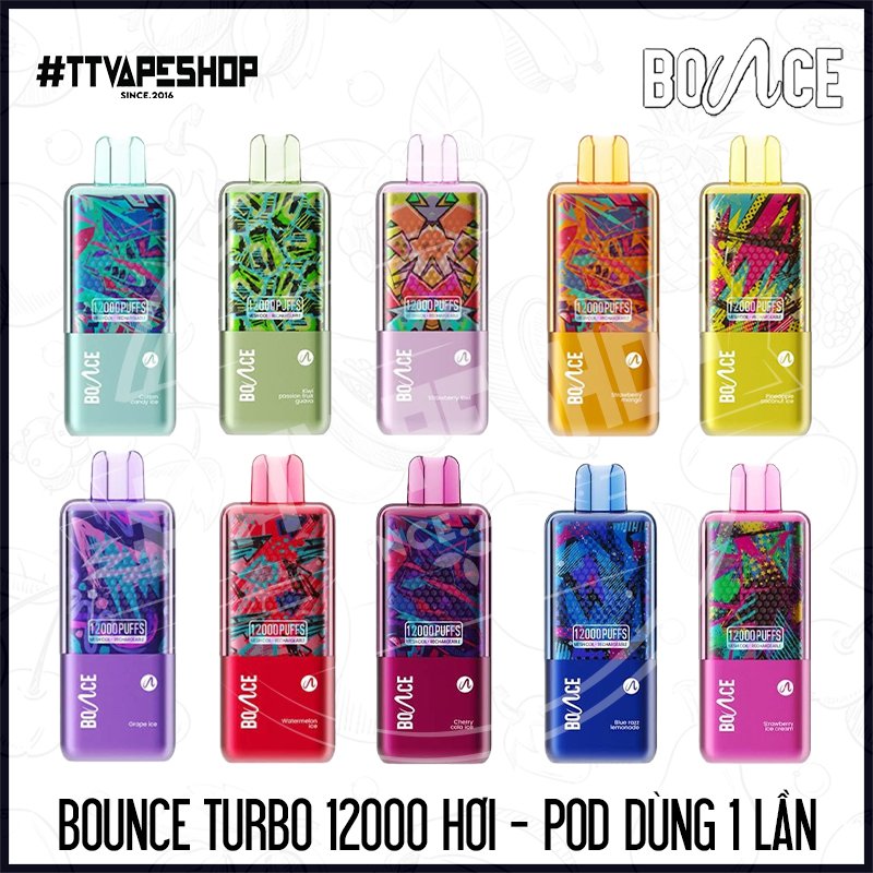 Bounce Turbo 12000 Puff ( Disposable Pod )