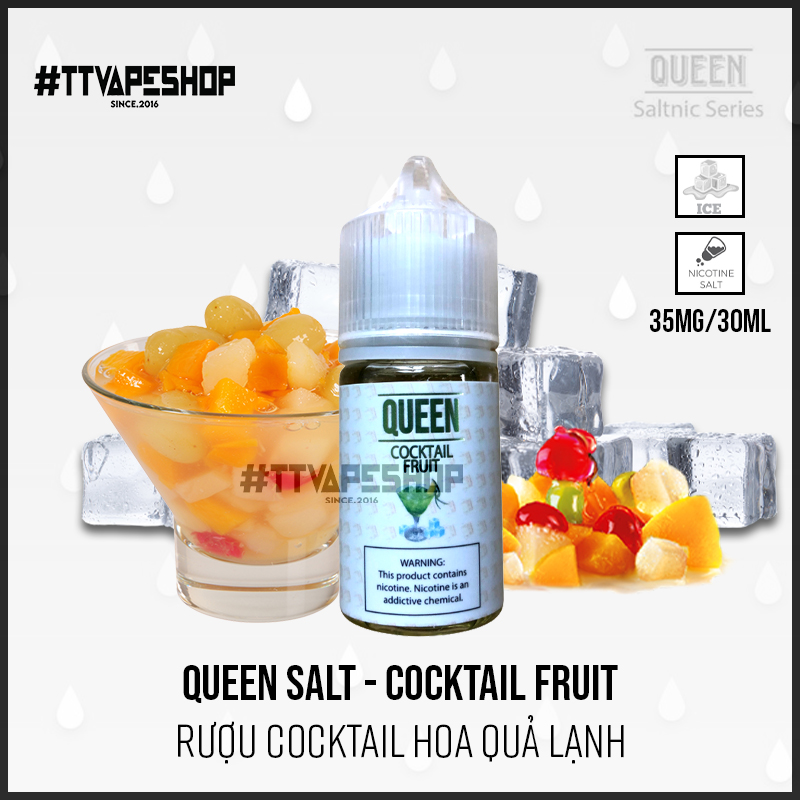 Queen Saltnic 35mg/30ml - Cocktail Fruit