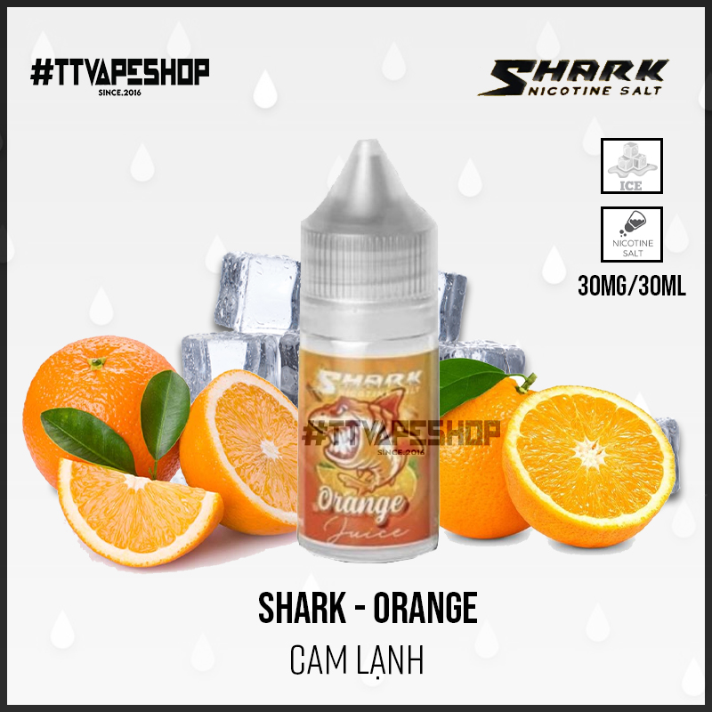 Shark 30mg/30ml - Orange - Cam