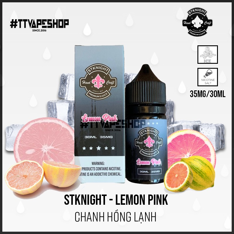 Stknight 35mg/30ml - Lemon Pink - Chanh Hồng Lạnh 