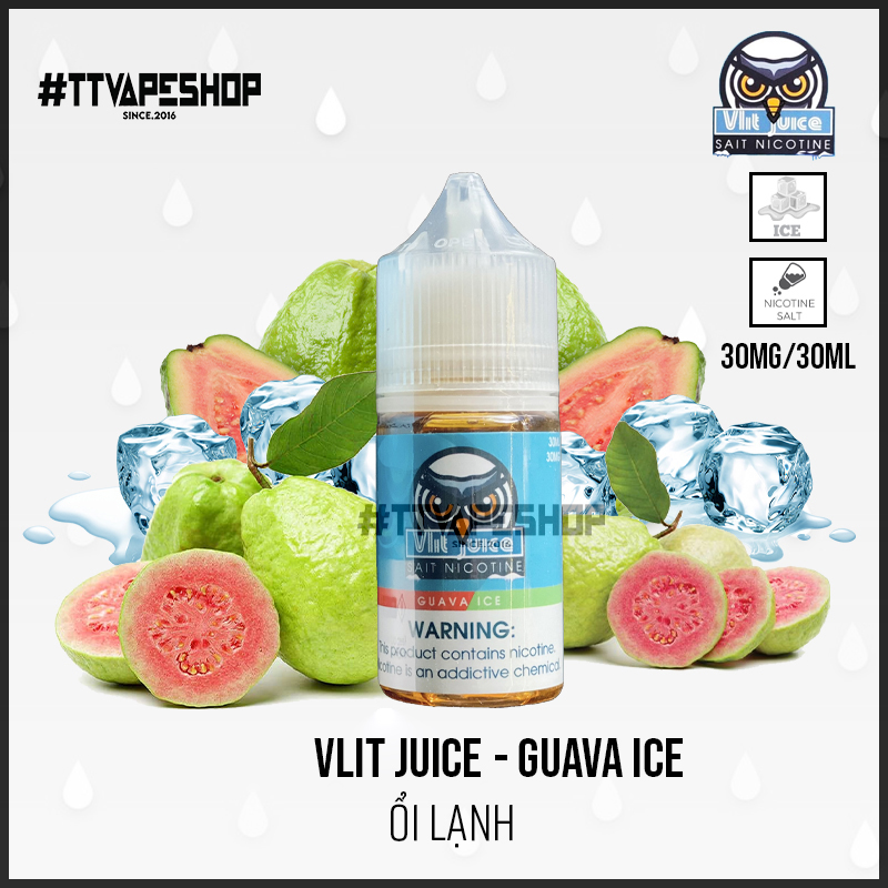 Vlit Juice 30mg/30ml - Guava Ice - Ổi Lạnh